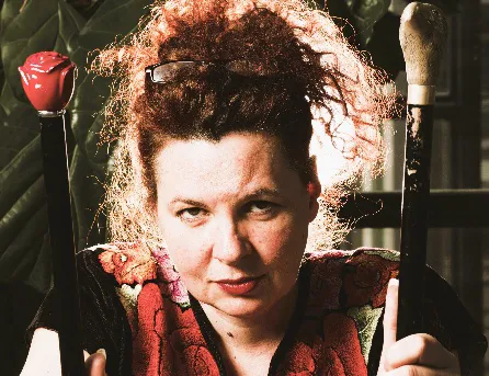 Foto der Künstlerin Dagmar Frühwald im Künstler/innenverzeichnis des Kunstvereins Triebenstein